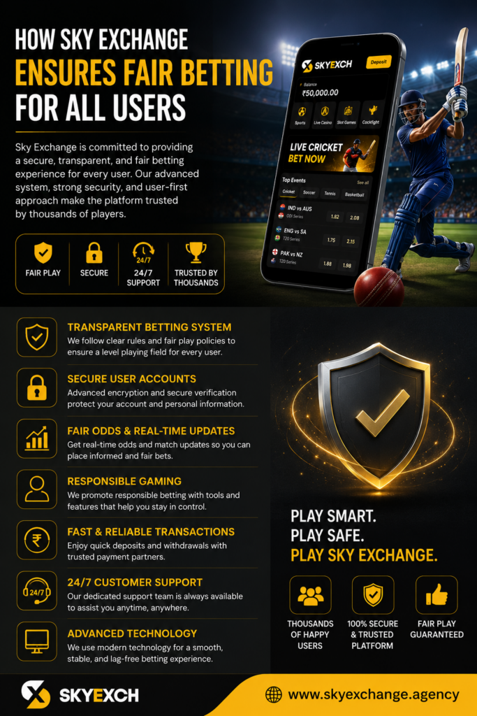 How Sky Exchange ensures fair betting